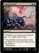 Cower In Fear Magic The Gathering 2013 Card Light Play X1