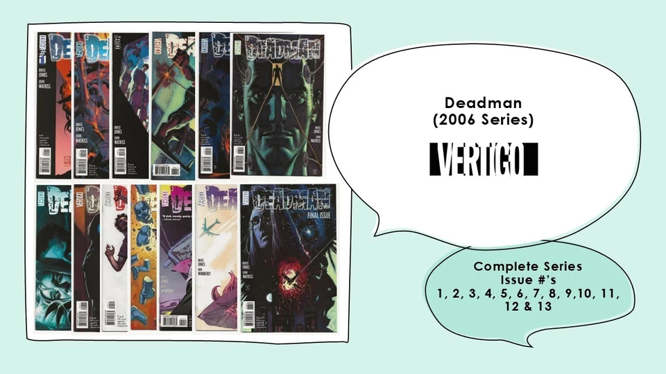 Deadman (2006 Series) Vertigo * Complete 13 Issue Series * Bruce Jones - Image 1 of 4