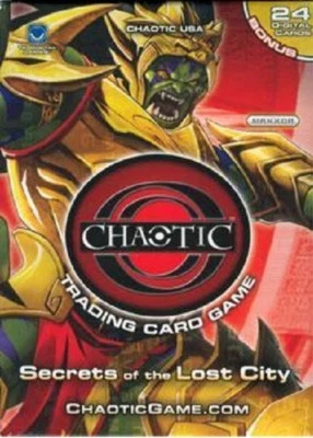 SECRETS OF THE LOST CITY Chaotic Trading Card Game STARTER DECK - Sealed - Image 1 of 2