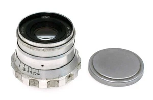 Industar-26m FED 2,8/52mm obiettivo vintage con attacco a vite M39 per FED Zorky Leica - Foto 1 di 5