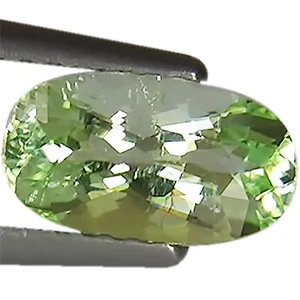 1.15 Ct Natural Rare Paraiba Green Tourmaline Light Green Color Oval Cut - Picture 1 of 4