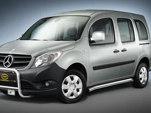 Mercedes Citan & Renault Kangoo - langer Radstand: COBRA Seitenschutzrohre - Bild 1 von 1