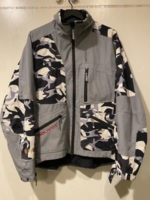 Men’s Sz Medium Pure Polaris Octane Snowmobile Jacket Grey Camo - Image 1 of 4