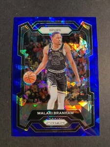 2023 Prizm Malaki Branham Blue Ice 059/125 #270 San Antonio Spurs - Picture 1 of 2