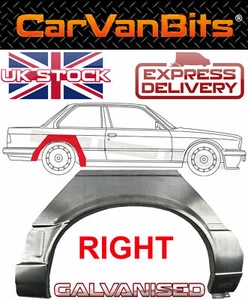 PARA BMW 3 E30 87-94 2 PUERTAS CUPÉ ARCO DE RUEDA TRASERA CUERPO DE REPARACIÓN ÓXIDO PANEL ALA PLATAFORMA - Imagen 1 de 8