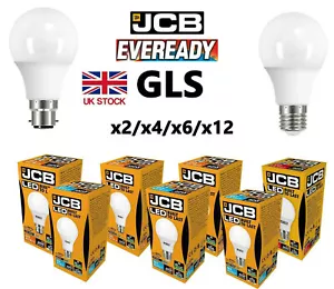 LED GLS Bulb 6w=40w/8.2W=60W/15W=100 WATT BC B22 ES E27 Warm Cool White Daylight - Picture 1 of 28