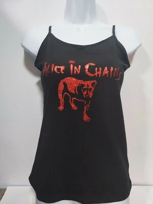 Alicia en Cadenas Camiseta sin mangas Alicia en Cadenas Crop Top Camisa Aic Cualquier Disponible XS a 3xl Foto 1 de 4