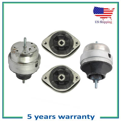 Montaje de motor y transmisión 2003-2005 para Audi A4 A4 Quattro 1,8 L 4 piezas. para auto. Foto 1 de 4