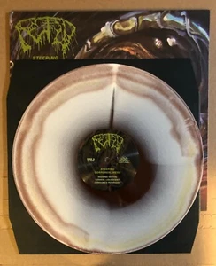 LP:  FETID - Steeping Corporeal Mess BROWN / MUSTARD / BONE VINYL NEW - Picture 1 of 3