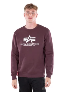 Alpha Industries Basic Sweatershirt granate talla M - Imagen 1 de 4