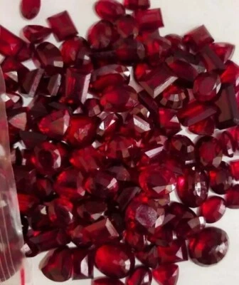 AAA+ Flawless Natural Mozambique Red Ruby Loose Gemstone Mix Shape (Size- 10-20) - Image 1 of 4