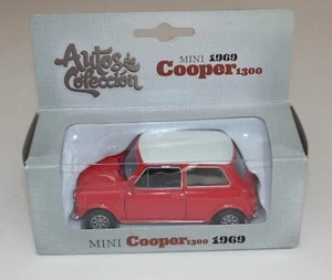 MINI COOPER 1300 1969 DIECAST 1:34:39 AUTOS DE COLECCION COLOMBIA - Picture 1 of 8