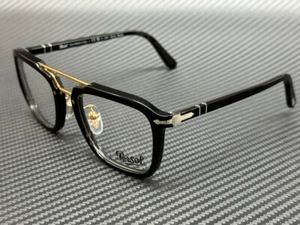 PERSOL PO0204V 95 Black Unisex 54 mm Eyeglasses - Picture 1 of 5