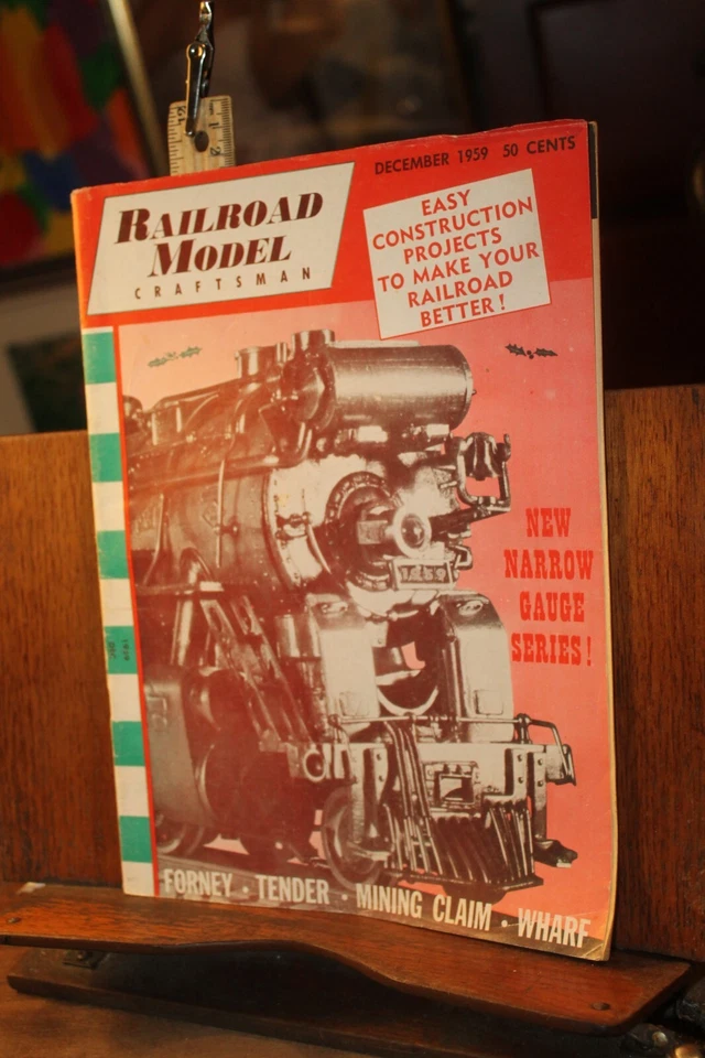 Vintage Railroad Model Craftsman Magazine December 1959 - Image 1 of 2