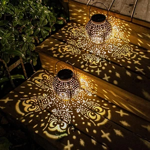 Solar Lanterns Outdoor Waterproof Garden Decorative Lights Owl Hanging Solar Lan - Picture 1 of 9