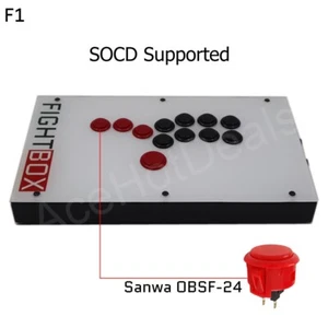 Controlador de juego F1 Todos los botones Hitbox Arcade Joystick PS4/PS3/Xbox/PC blanco - Imagen 1 de 11