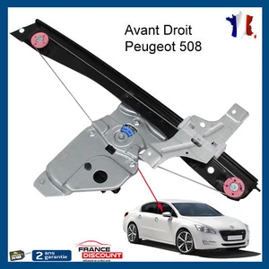 Mecanisme de Leve Vitre Electrique Avant Droit pour Peugeot 508 = 9806086880 - Foto 1 di 7