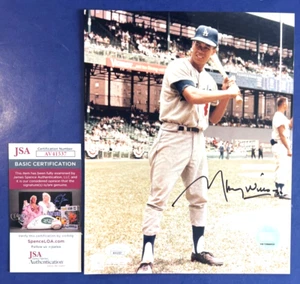 Maury Wills Signed 8x10 Photo JSA AV41537 - Picture 1 of 2
