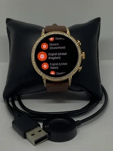 Fossil Gen 4 Authentic Digital Dial Smart Watch Custom Band FTW6011 QT363 - Picture 1 of 12