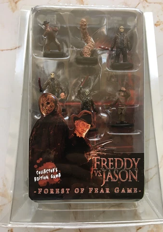 NECA WIZKIDS Freddy VS Jason Voorhees Forest of Fear Game 1.7" x 6 Figures set Cover