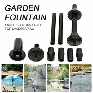 9x Pumpendüsen Ersatzteil Springbrunnendüsen Aufsatz Set für Brunnen Pumpe Teich - Bild 1 von 7