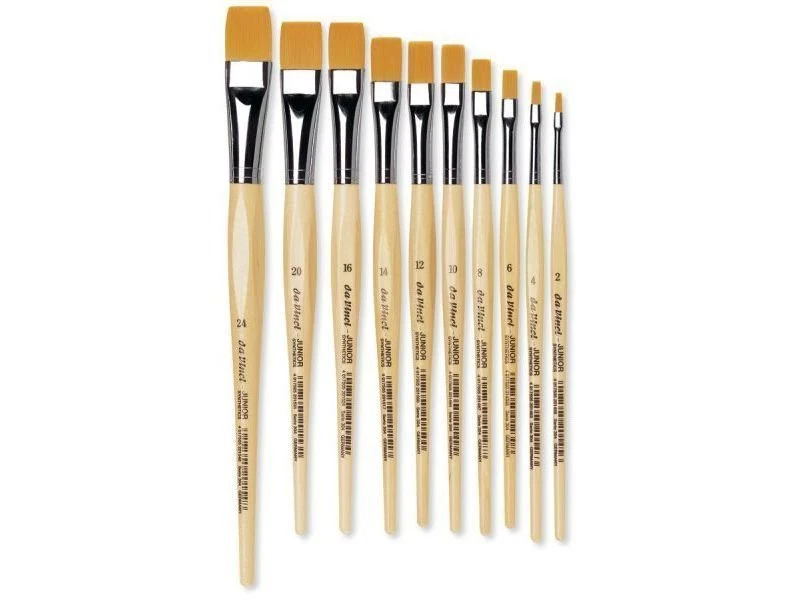 Da Vinci 304 Junior Schulpinsel Borstenpinsel Malpinsel Flachpinsel Pinsel NEU