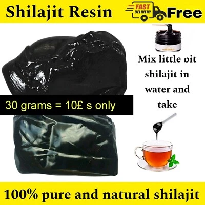 SHILAJIT,Himalayan Shilajit Resin, 30g, 100% Pure, Lab Tested, Natural Shilajit
