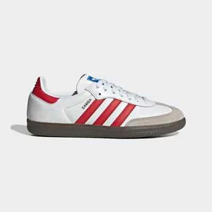 Adidas Samba OG Blanco Mejor Zapatos Escarlata IG1025 # - Imagen 1 de 10