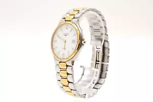 LONGINES Conquest L1.614.3 Analog White Dial Date 34mm Quartz Swiss Watch *Video - Picture 1 of 19