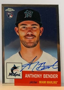 Anthony Bender 2023 Topps Chrome Platinum RC Rookie Autograph