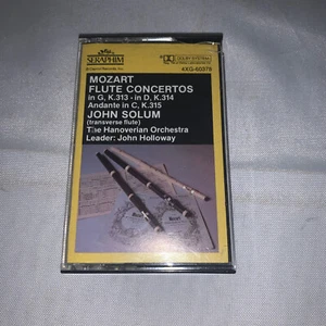 Mozart: Flute Concertos in G, K313 & in D, K314, Andante in C, K315 Cassette - Picture 1 of 3