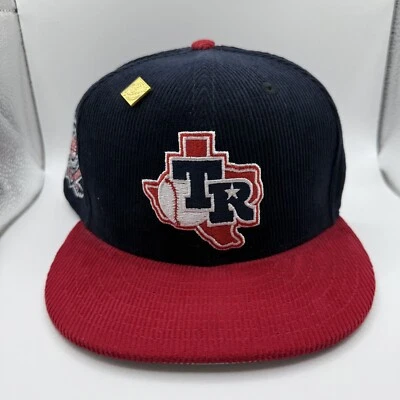 New Era 59FIFTY Texas Rangers Corduroy Colorpack Navy/Red Fitted Hat 7 1/8 - Image 1 of 4