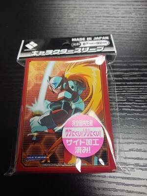 Fundas para tarjetas Broccoli Mega Man X Zero 65 unidades tamaño estándar nuevo vendedor de EE. UU. Foto 1 de 2