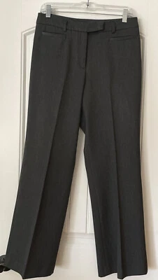 Pantalones de vestir para mujer Thalian vintage de polietileno/rayón/lycra talla 10 pequeño carbón ~ nuevos sin etiquetas Foto 1 de 3