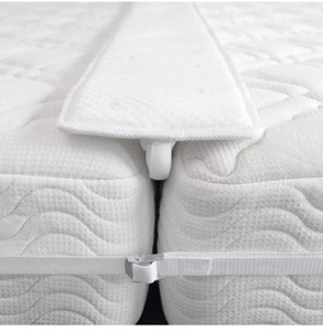 Puente de cama con cubierta lavable extraíble, convertidor de cama doble a king de 10" de ancho... - Imagen 1 de 4