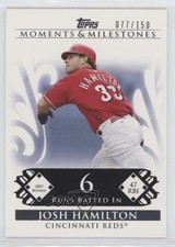 2008 Topps Moments & Milestones /150 Josh Hamilton (2007 Rookie 47 RBIs) #117-6