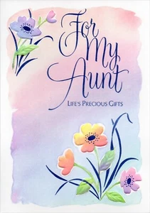 Loving MOTHER'S DAY Card FOR AUNT, Life's Precious Gifts by Gibson Greetings +✉ - Picture 1 of 5