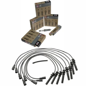 Ignition wire set + Spark Plugs for Dodge Ram 1500 2500 3500 Durango 300 5.7L - Picture 1 of 3