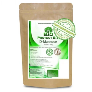 D-Mannose Premium Pulver 100 Gramm Bio Protect ohne Zusatzstoffe, vegan, rein un - Bild 1 von 1