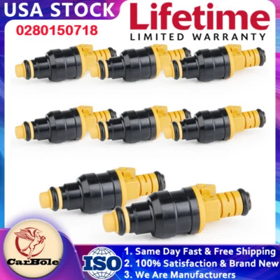 Set Of 8 Fuel Injector For 1988-2003 Ford Pick-up F150 F250 F350 4.6L 5.0L 5.4L - Image 1 of 4