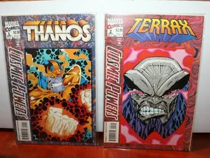 COSMIC POWERS #1 & 2 (1994) MARVEL COMICS TERRAX THE TAMER! THANOS! - Picture 1 of 2