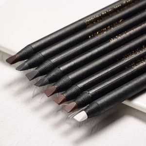 Eyebrow Pencil Cosmetic Pen Brush Natural Long-Lasting Tattoo Tint Waterproof @ - Picture 1 of 19