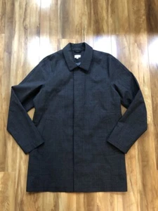 Club Monaco Bonded Wool Mac Jacket Sz XL Large Macintosh Sealed Seams Rare - Picture 1 of 8