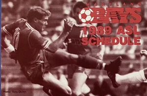 1989 MARYLAND BAYS Schedule ⚽️ Soccer Sked - Picture 1 of 3