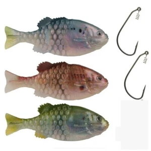 Berkley PowerBait Saltwater Gilly Includes 2 hooks and 3 Saltwater Gilly 110 - Picture 1 of 4