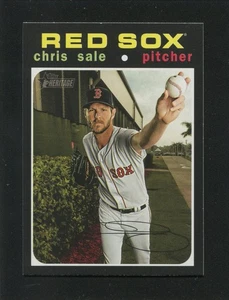 #451 CHRIS SALE, Red Sox - 2020 Topps Heritage: SP 250235e - Picture 1 of 3