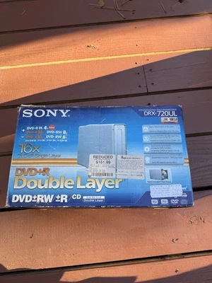 Sony  DRX 720UL, DVD±RW (+R DL) External Drive - DVD Burner Brand New - Image 1 of 4