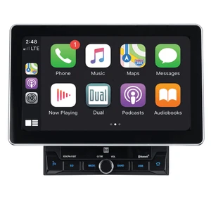 Dual RMXDCPA11BT 10.1" Double DIN Car Stereo with Apple CarPlay & Android Auto - Picture 1 of 7