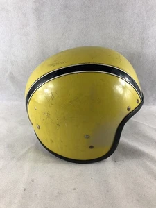 Casco Moto Vintage Giallo Stadio Progetto 4 - Foto 1 di 11