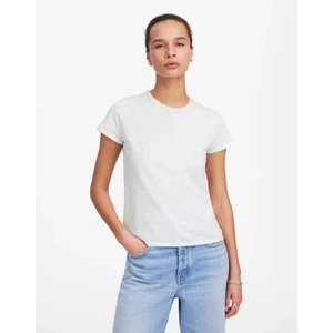 Madewell Essential Slim Tee in Lightweight Cotton White Large NWT - Picture 1 of 7